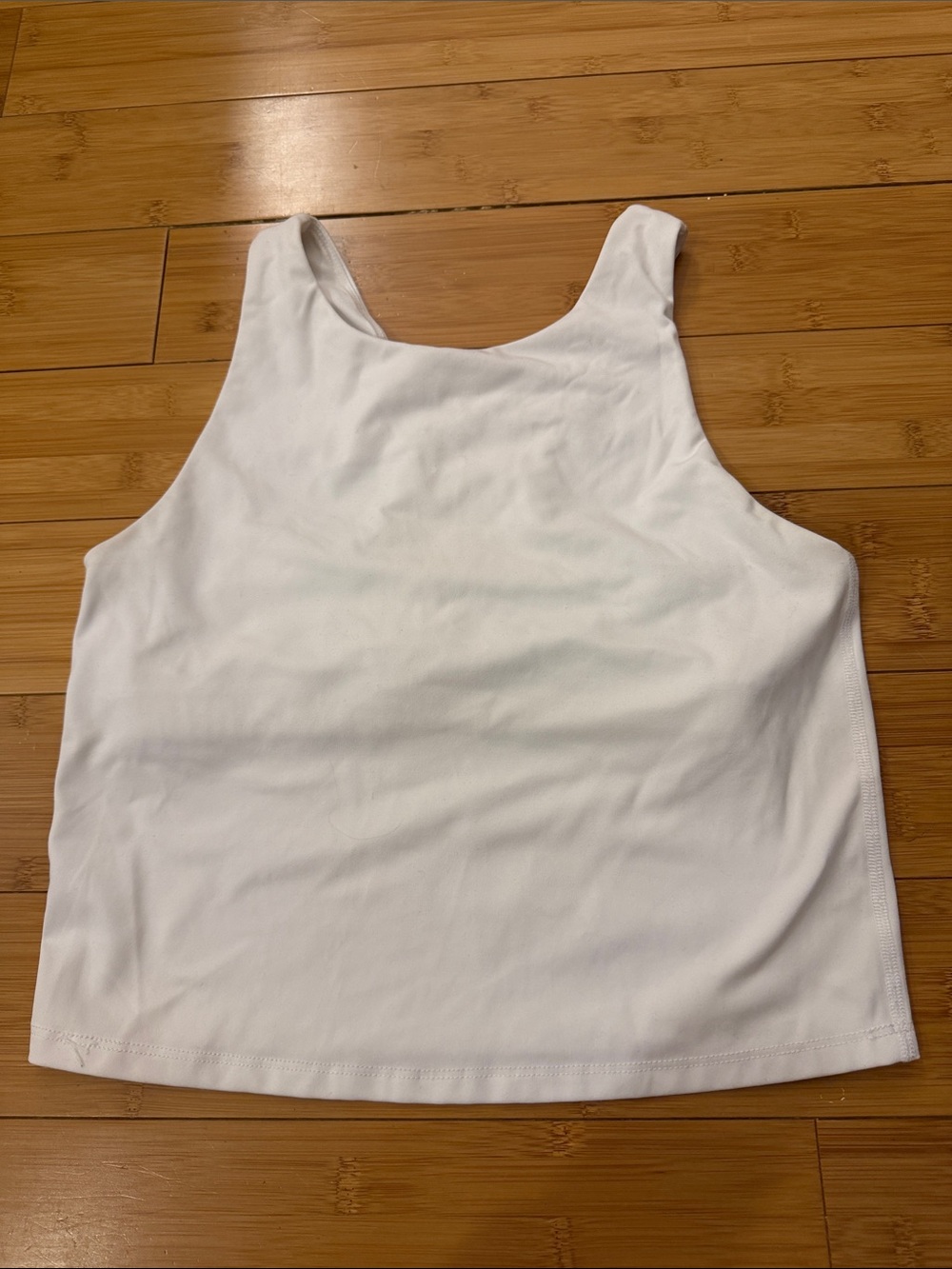 Jockey White Scoop Neck Tank